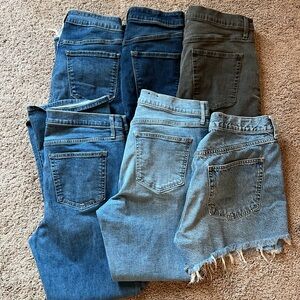 Lot of size 14 GAP Women's Jeans in Blue and Gray